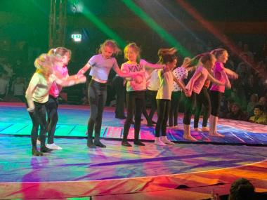 Optrædende børn i Cirkus Baldoni